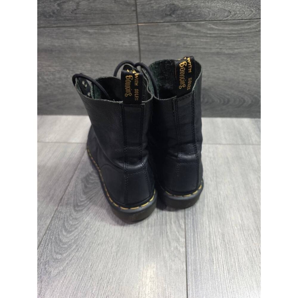 Dr. Martens Doc Martens 1460 Ambassador Blk Leather Lace Up Boots Size 8 S000151 - Picture 6 of 13